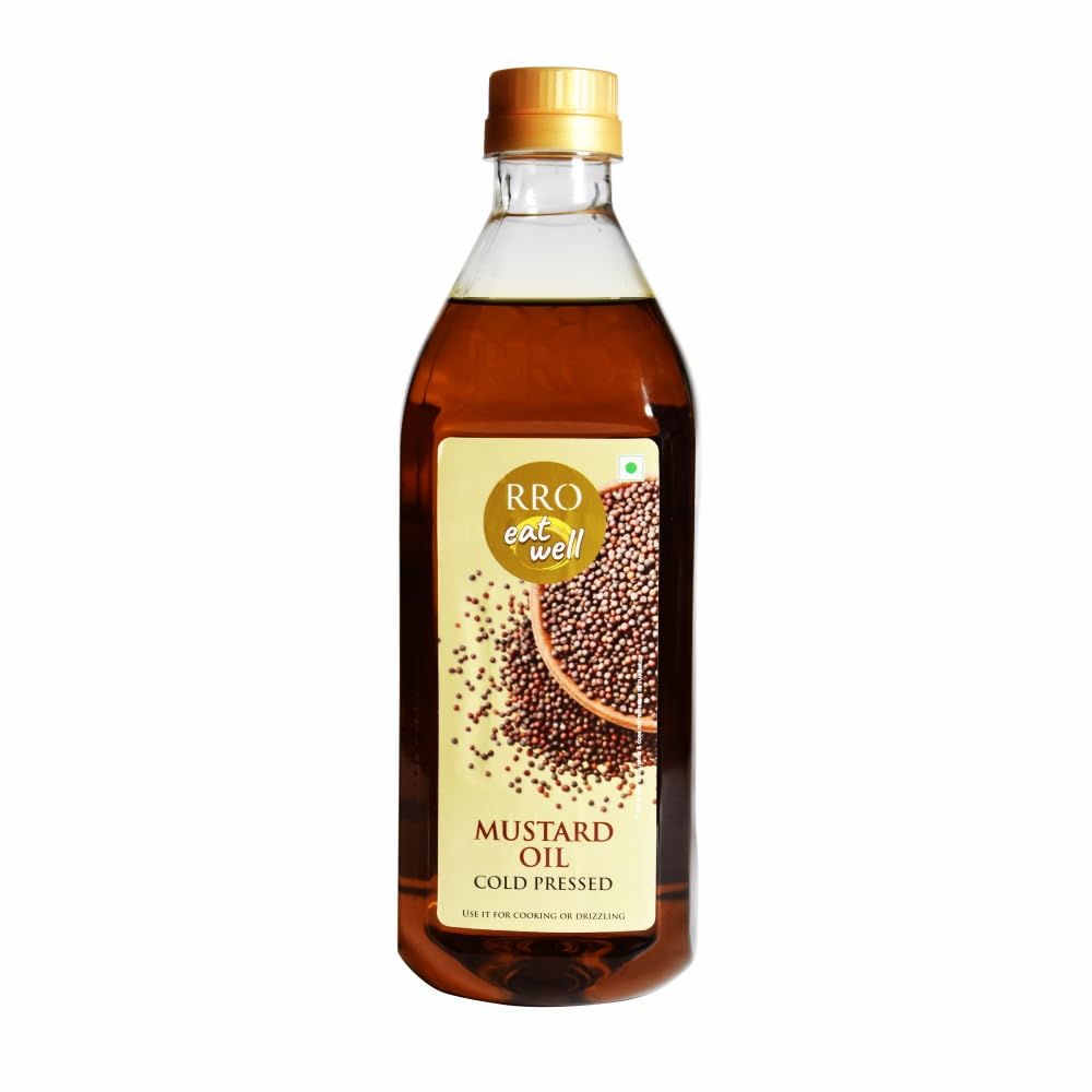 RRO Eat well Cold Pressed Mustard Oil Kacchi Ghani Cholesterol Free, 1L, Rich Aroma & Flavour of Real Mustard Seeds, A1 Grade Mustard Seeds (B0D73LSMSY) Amazon Price History, Amazon Price Tracker
