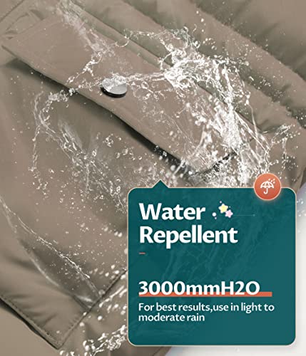 Creatmo Us Boys Warm Winter Parka Coat Down Winter Coat With Faux Fur Hood For Toddler Boys Khaki 14/16 #TOP4