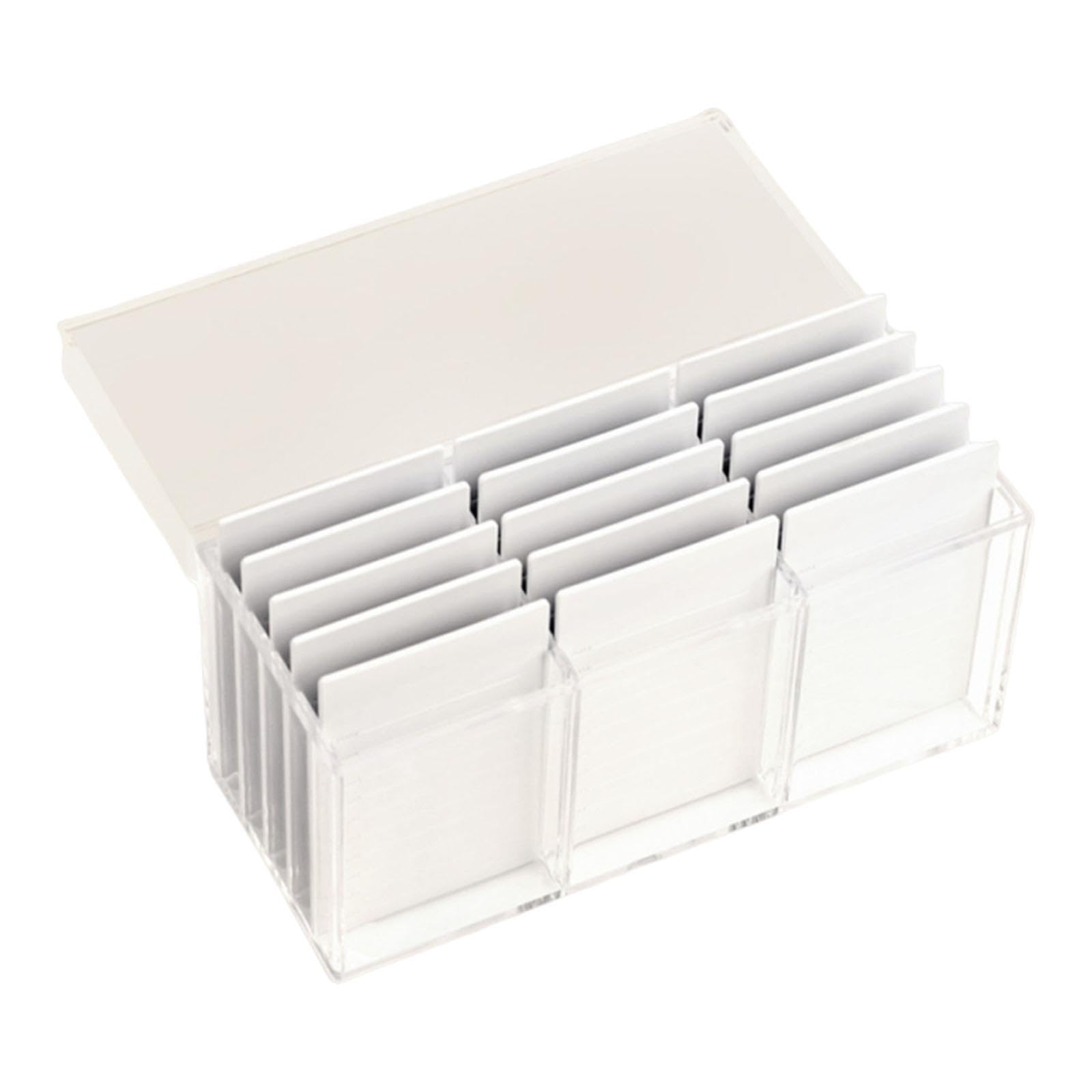 Boîte de Rangement pour Cils Support pour Outils de Greffe Porte-palette pour Cils Organisateur de Beauté Contenant à 15 Niveaux Robuste Adapté pour, Clair
