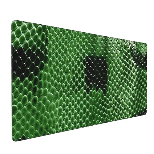 Grand tapis de souris de jeu antidérapant XL motif serpent pour PC