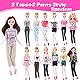 56 Sets Kleidung und Zubehör für Doll, Mini Kleidung Kleider Hosen Bikini Schuhe Tasche für 11,5 Zoll Prinzessin Puppe - Zufällige Lieferung