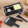 COOK CONCEPT, KC2486, Raclette Duo à la Bougie, Plaque de Cuisson Spécifique, Design Élégant en Métal et Bois, Idéal pour 2 Personnes, Dimensions 62x32x11 cm, Noir