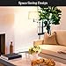 Brightech Caden LED Floor Lamp - Tall Standing Lamp with Swing Arm for Living Rooms & Offices - Industrial Bronze