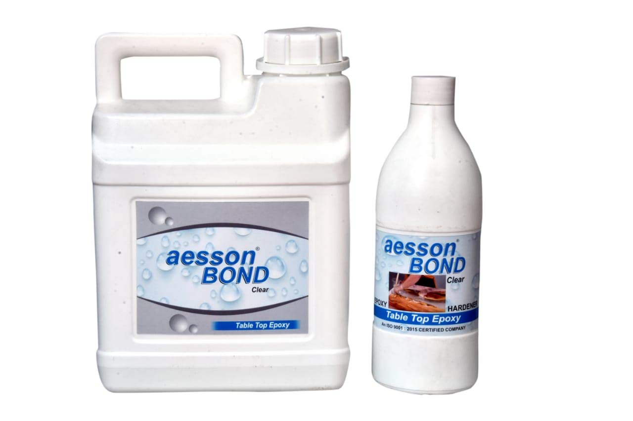 Aesson Bond Table Top clear Epoxy Resin & Hardener - A Fine Tech Product (B08BHN8JR2) Amazon Price History, Amazon Price Tracker