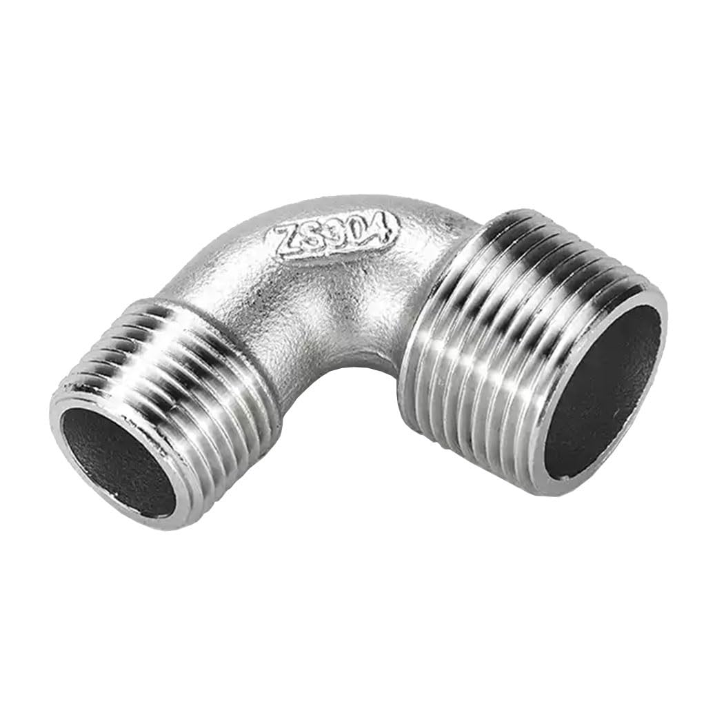 Raccordi A Gomito Lotto Di 10 90&deg; Filettati In Ferro Malleabile Nero, Per Impianti Idraulici, Diametro 1" Raccordi Per Tubi Ferro