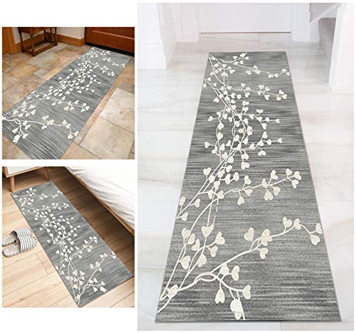 ZDYHMrj Tapis de Passage Couloir, Cuisine Tapis Longue en Polyester Lavable pour Couloir, Salon, Largeur 60cm/ 70cm/ 80cm/ 90cm/ 100cm (Size : 40x60cm) Cover
