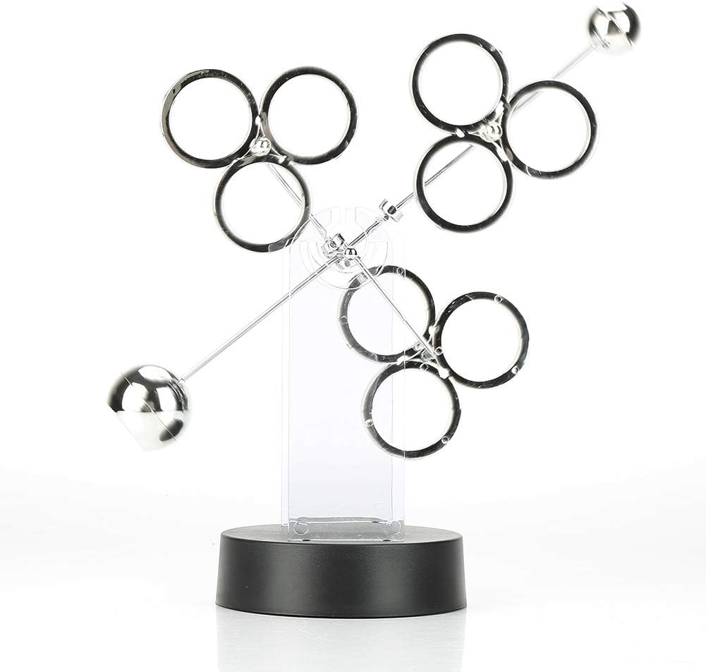 Electronic Perpetual Motion Revolving Celestial Model Kinetic Art Craft Desk Decoration