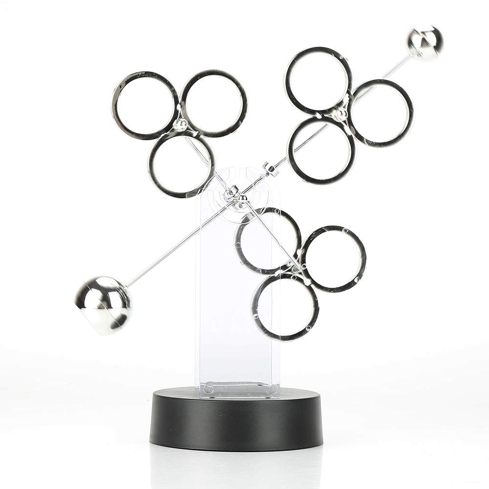 Electronic Perpetual Motion Revolving Celestial Model Kinetic Art Craft Desk Decoration