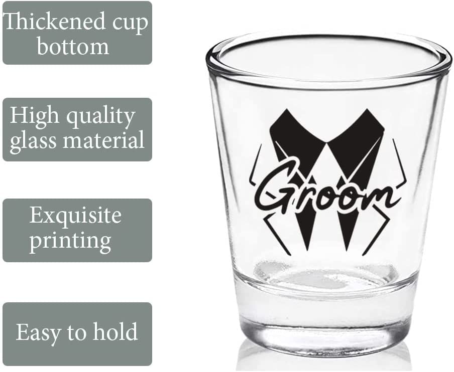 Vaso Chupito Floral Bodas Personalizado