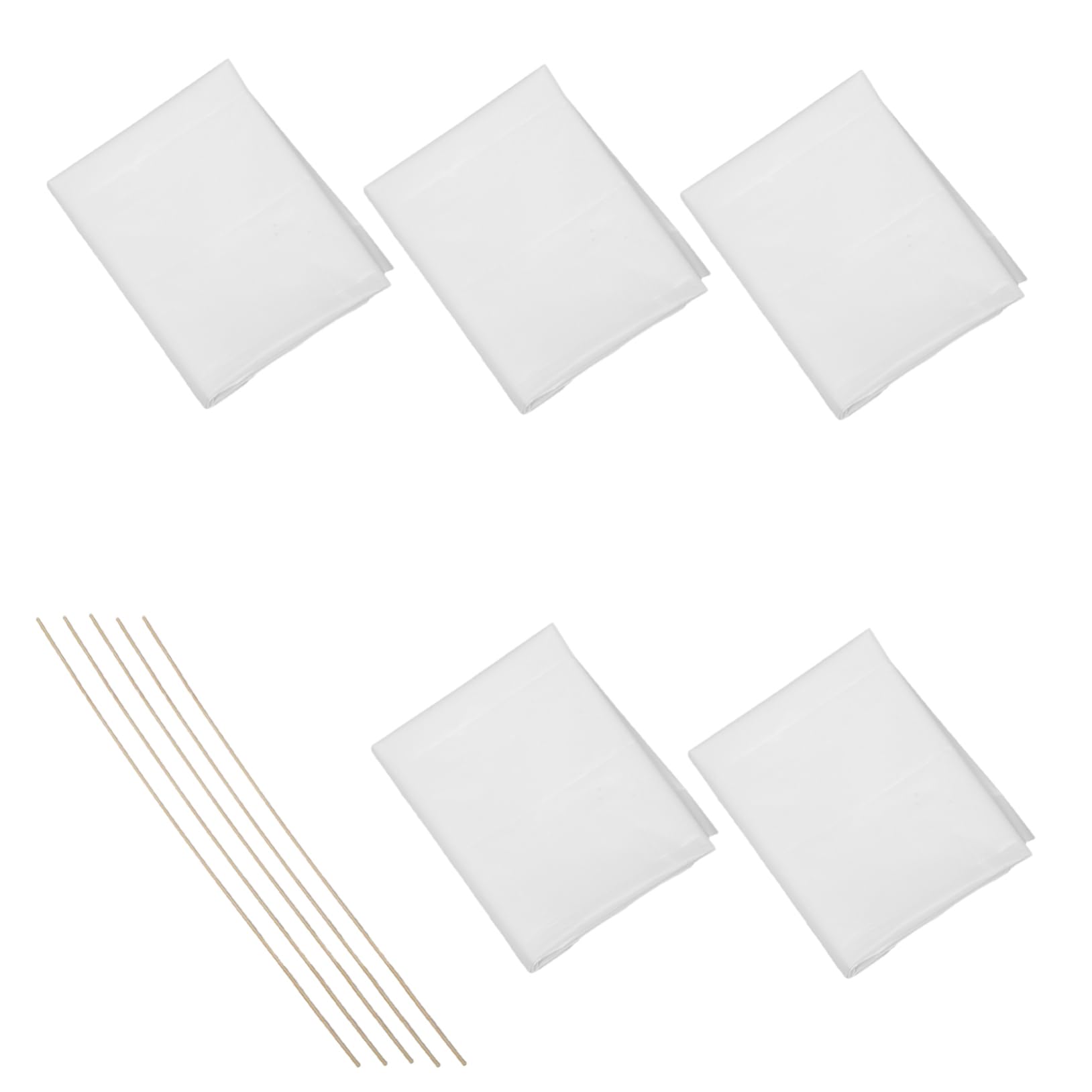 DIYEAH 1 Set Graffiti Kite Making Set Hand Crafted Blank Fabric and Sticks Easy to Assemble Kite Crafting Materials Set for Projects