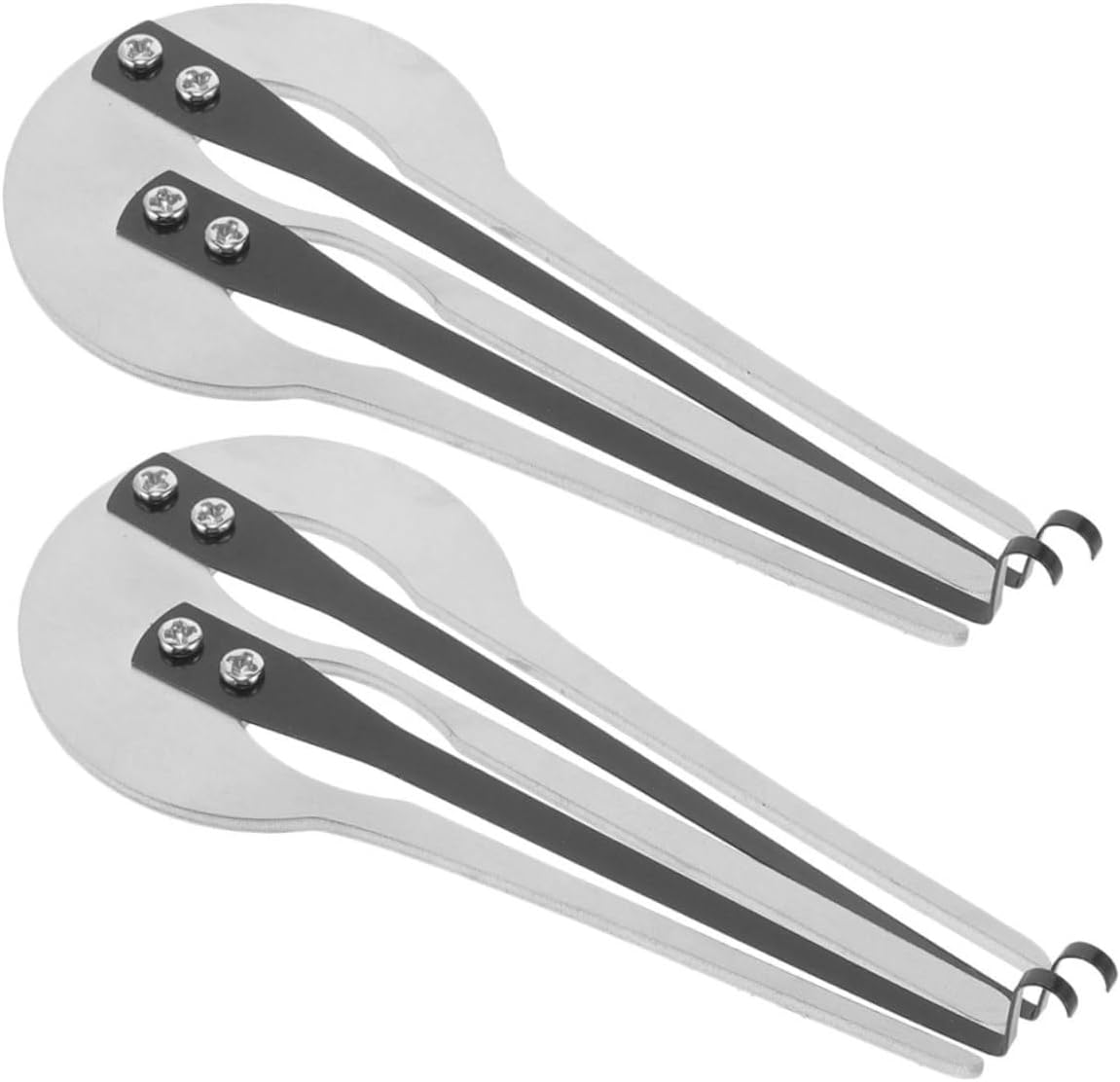 SUPVOX 2pcs Portable Ethnic Jaw Harp for Beginners Mini Double Tone Mouth Instrument for Folk Music Lovers for Travel and Outdoor Entertainment