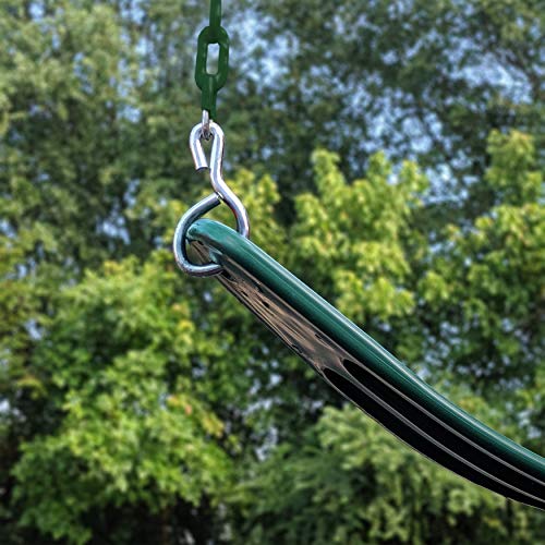 Gorilla Playsets 04-0002-G/G Extreme-Duty Swing Belt with Coated Chains - Green with Green Chains - Thumbnail 5