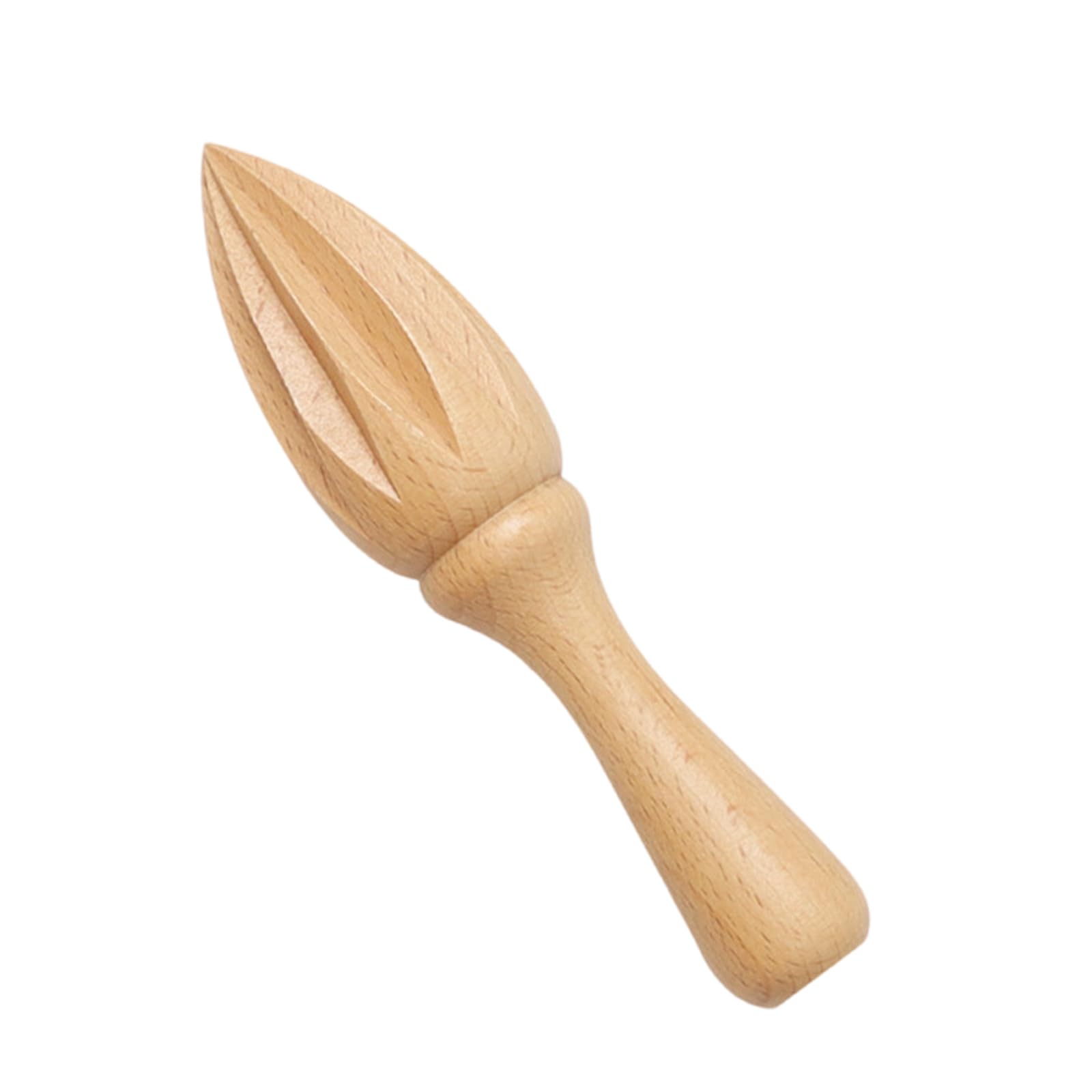 Exprimidor manual de limón, madera de haya, herramienta de cítricos