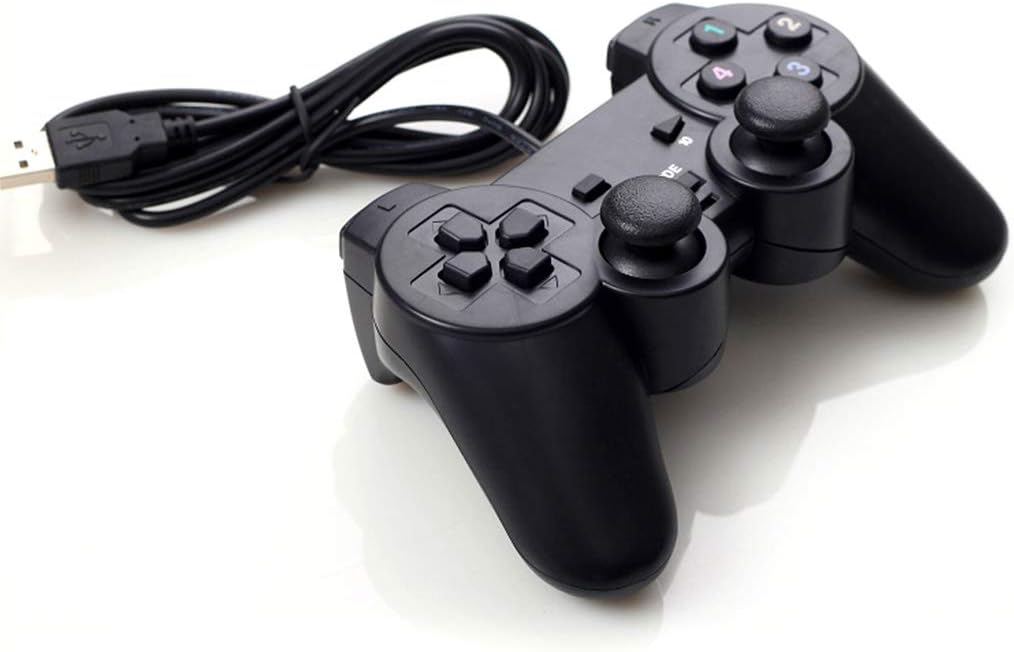 Joypad com fio USB 2.0 controle de jogo gamepad joystick para PC e laptop