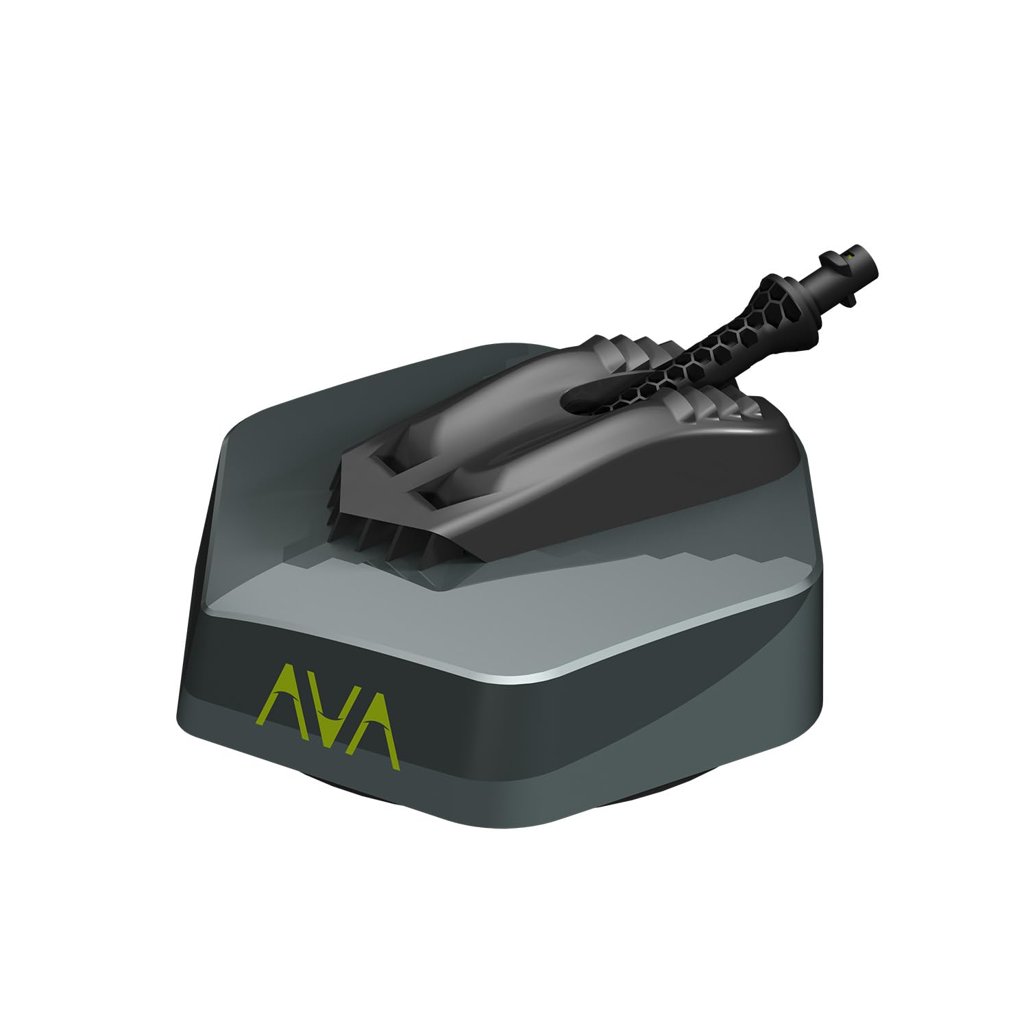 AVA Patio Surface Cleaner with Dual 40° Brass Nozzles for Decks or Terraces, Compatible with AVA or Karcher K2-K7, Ava Charcoal/Ava Green