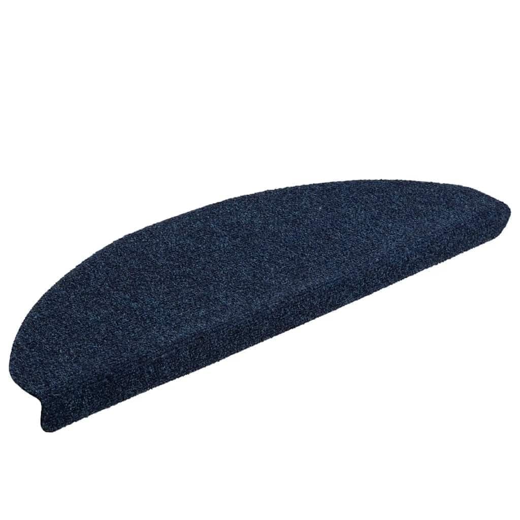 Tapis d'escalier autocollant bleu marine 65x21x4 cm anti glissade pour maison