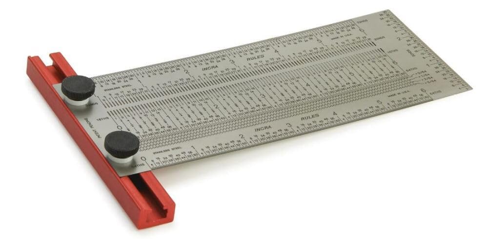 INCRA T-RULE06 6-Inch Precision Marking T-Rule