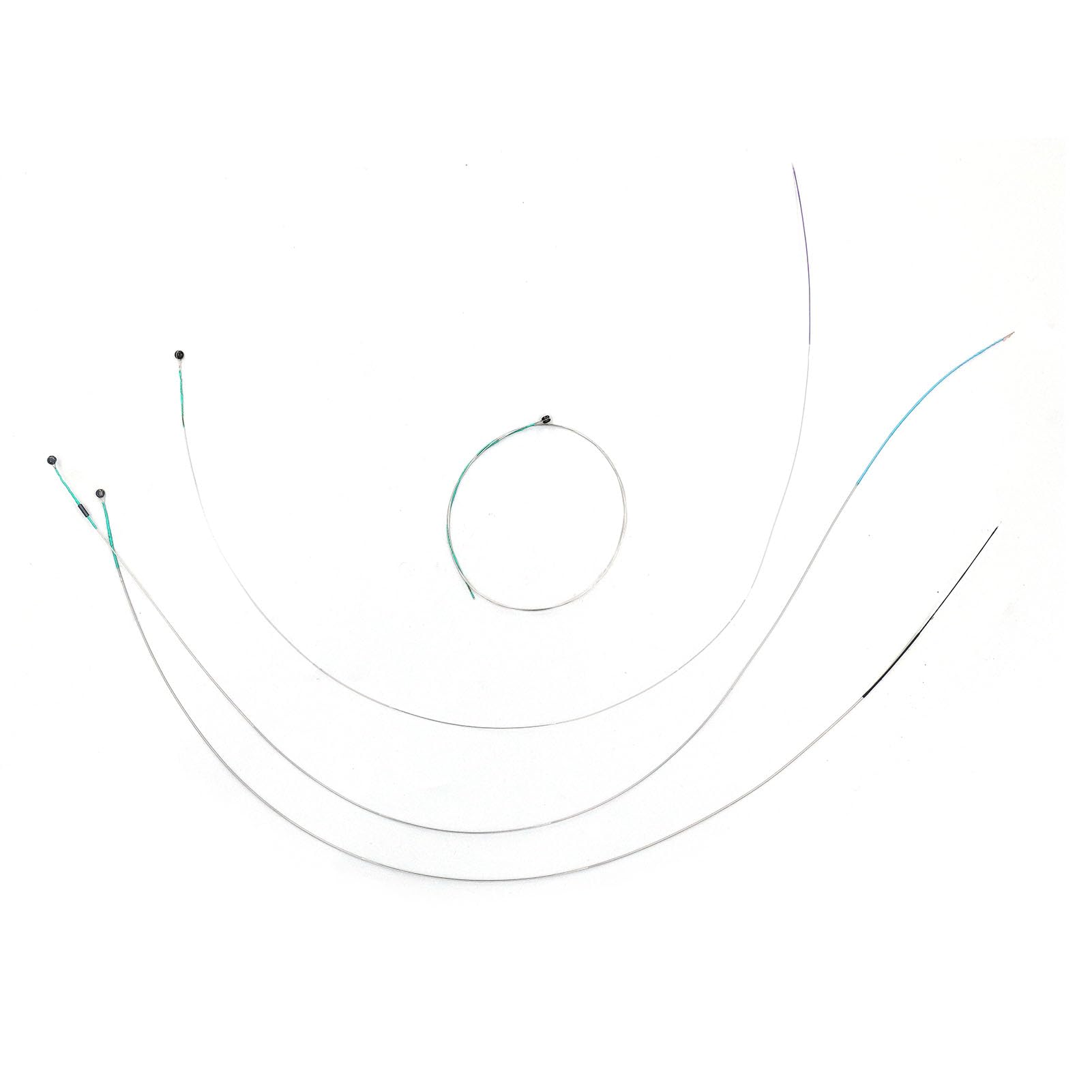 Fafeicy Cuerdas de Violín de Sonido Brillante, Juego Completo de Piezas de Repuesto de Acero para Violín 4/4, Núcleo de Acero Cromado con Herida Plateada para Principiantes a Profesionales, Cuerdas