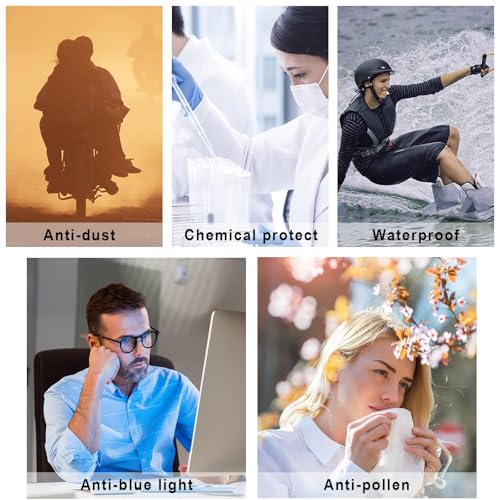 Image of SQIMZAR Safety Glasses Goggles For Women Nurses Protective Eyewear,Anti Fog Safety Goggles