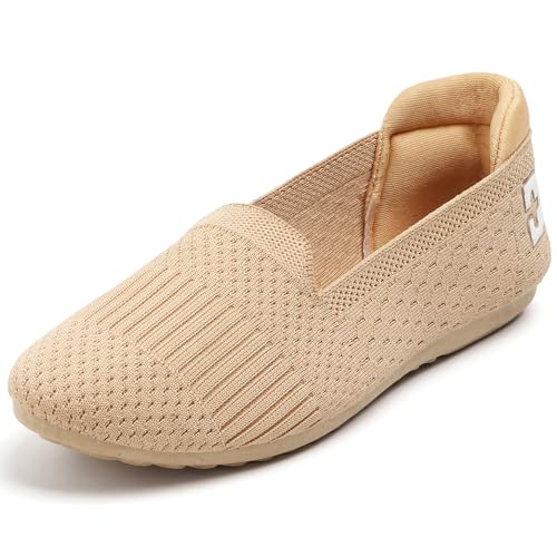 Image of DOCTOR HEALTH SUPER SOFT Women Lightweight Knit Slip-On Runnig Shoes | Breathable Walking Sneakers | Comfortable Casual Loafers Anti-Slip Everyday Wear Shoes for Indoor Outdoor
