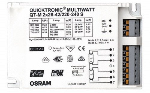 OSRAM alimentatore elettronico, QUICKTRONIC