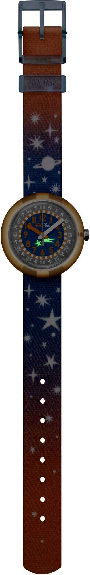 Flik Flak Reloj analógico de Cuarzo para niños con Correa de Tela FPNP018