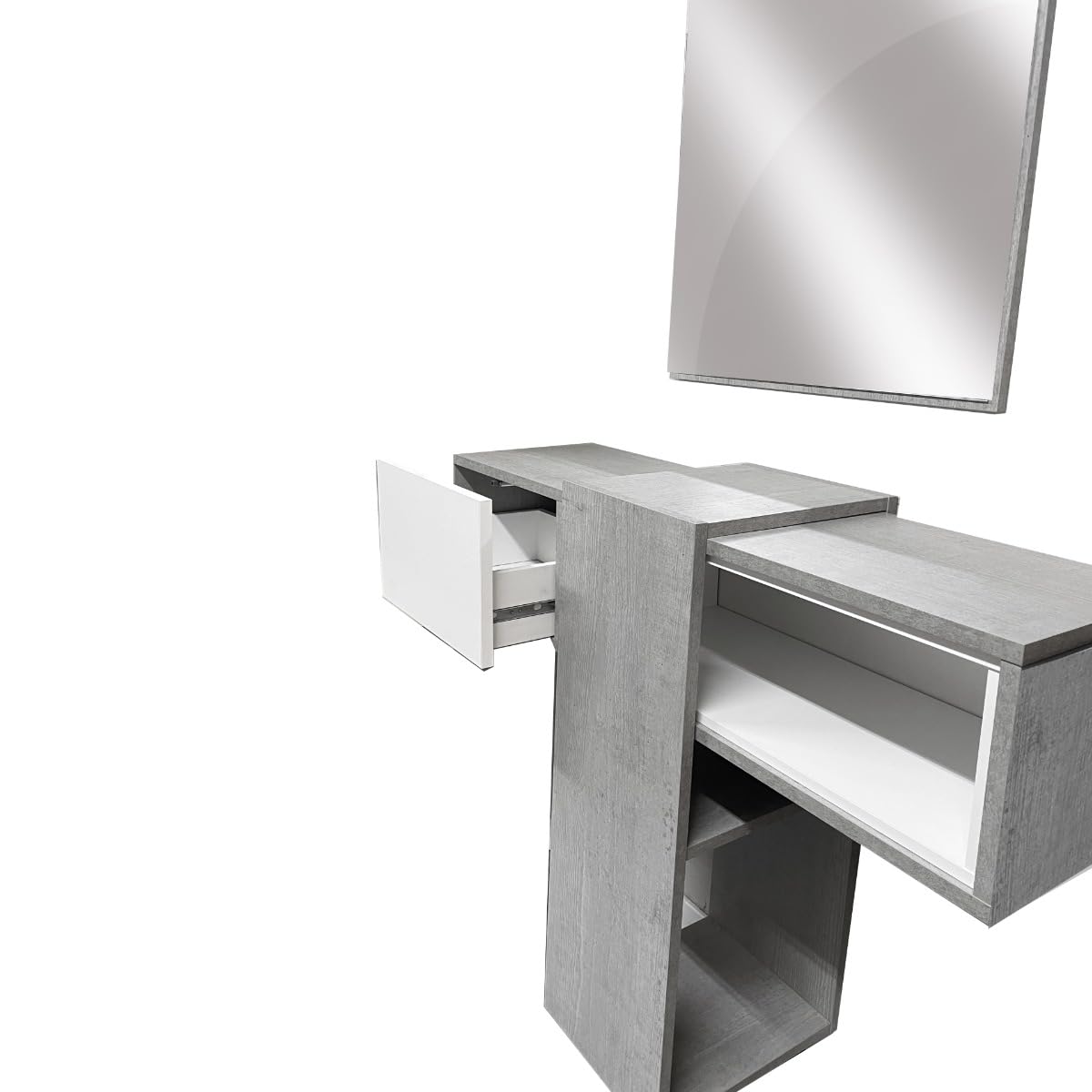 CALITAN FURNITURE FACTORY SP Z O.O. Mobile da Ingresso Move Cemento E Bianco