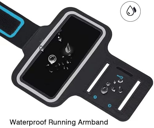 Mp3 Player Running Exercise Armband, Adjustable Length Arm Band, Waterproof, Built-In Key Pocket, Headphone Slot, Sports Armband Protector For Mp3 Players From Agptek, Aiworth, Hotechs #TOP2