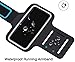 DeeFec Running Exercise Armband, Adjustable Length, Waterproof, Built-in Key Pocket, Headphone Slot, Can be used as a Sports Armband Protector for MP3 players from AGPTEK, Aiworth, Hotechs