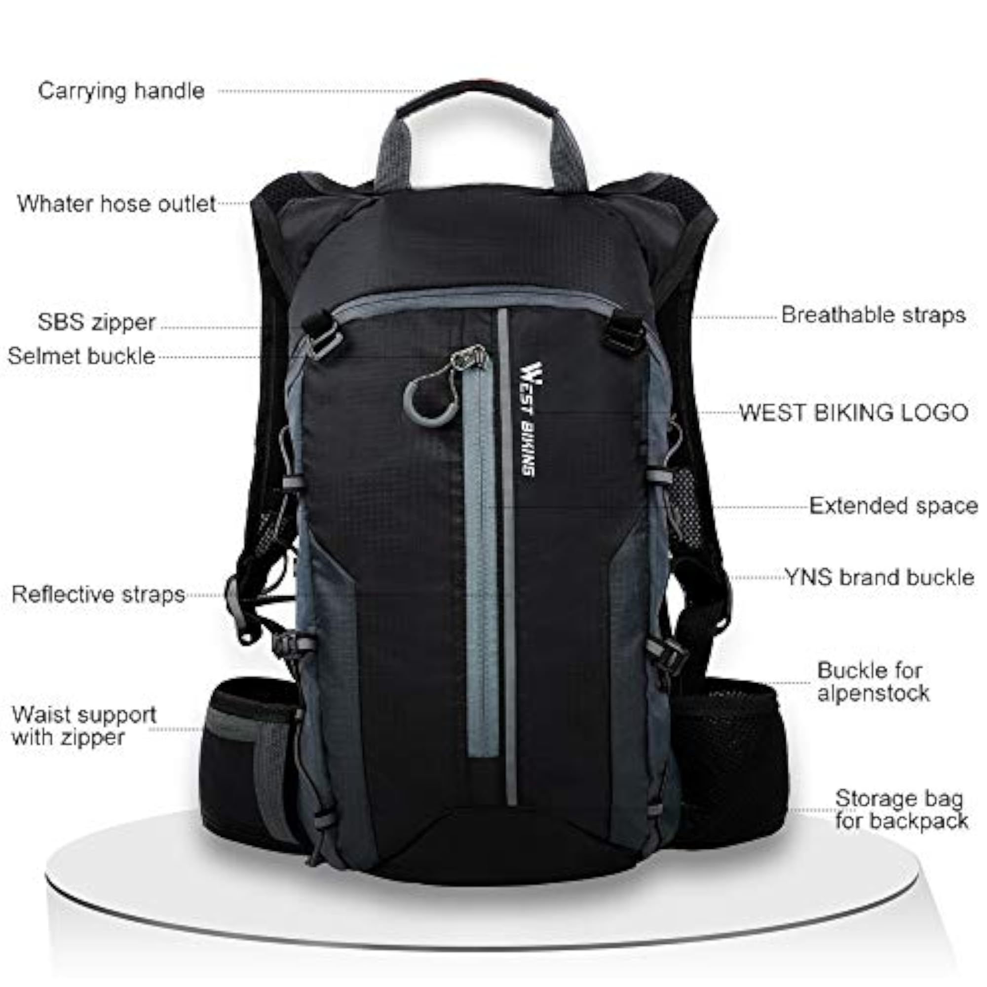 Waterproof Bicycle Bag Cycling Backpack for Hydration