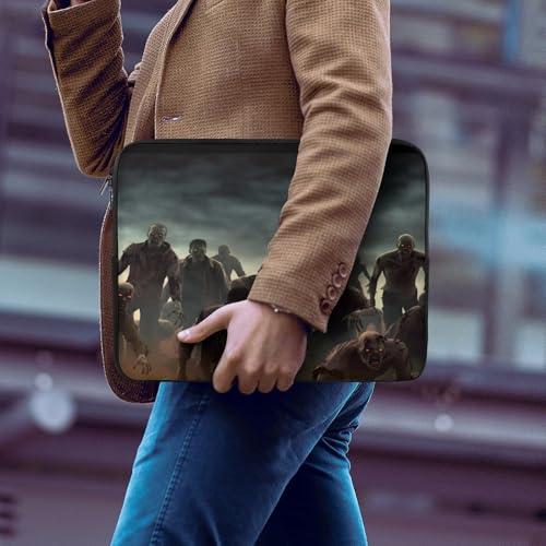 Funda para laptop resistente al agua Many Zombie de 10 a 17 pulgadas antirrayas 6