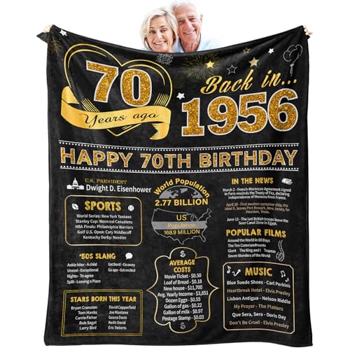 70th Birthday Gifts for Women Men, Birthday Gifts for 70