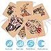 CINRA Practice Skin with Transfer Paper, 30PCS Tattoo Fake Skin and Tattoo Tracing Paper Kit Including 10PCS Double Sided Skin and 20PCS Tattoo Stencil Paper for Tattoo Practice Tattoo Supplies