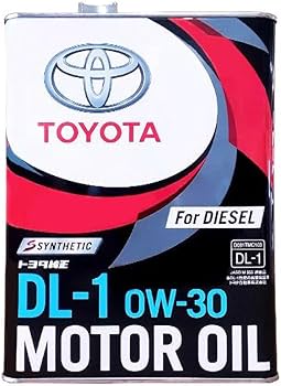 Amazon.co.jp: TOYOTA ディーゼルエンジンオイル DL-1 0W30 4L 08883