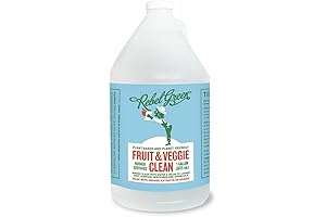 Fruit & Vegetable Wash - Natural & Plant-Based, for Cleaner, Crisper Produce