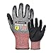 Price comparison product image Blackrock Titanium Maximum Cut Resistant Level F Sandy Nitrile Oily Gripper Safety Work Gloves, Near Knife Proof, Whittling, for Men Women, Max Cut 5+, Metal - Size 9/Large