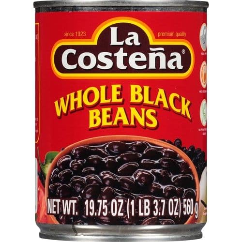 Prime Marketing - La Costena Black Beans 560 Gm. (Product Of Mexico)