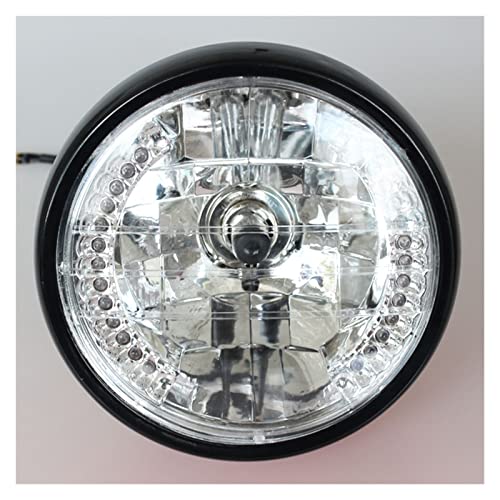 Moto antibrouillard lumière phare rond 7 pour café racer et bobber custom