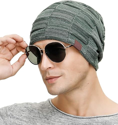 Image of DENIMHOLIC Winter Cap for Men, Beanie Cap for man,Winter Cap for Women, Woolen Cap for Women, Woolen Cap for Men
