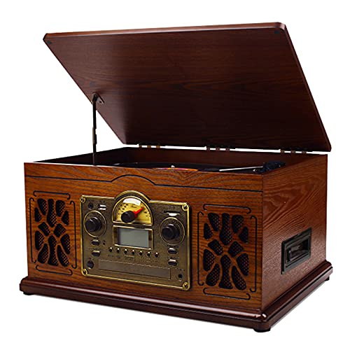 FMOPQ All in One Bluetooth Turntable Entertainment Center Built-in Stereo Speakers – 3-Speed Turntable Vinyl to MP3… - Les Beatles, Paul McCartney, John Lennon, RIngo Starr, George Harrison FMOPQ All in One Bluetooth Turntable Entertainment Center Built-in Stereo Speakers - 3-Speed Turntable Vinyl to MP3…