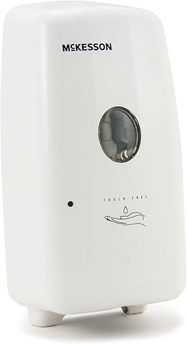 Miniatura 2 de McKesson Dispensador automático de jabón para jabón espumoso, desinfectante de manos, dispensador de espuma sin contacto, montado en la pared para