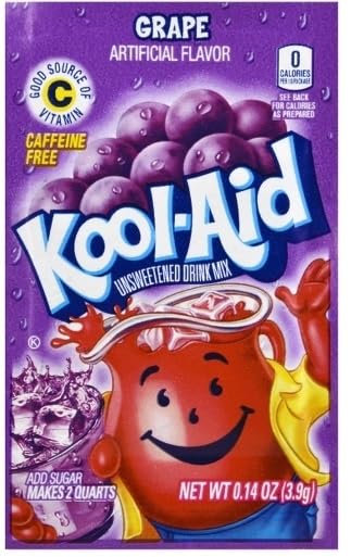 Miniatura 6 de Kool-Aid - Paquetes de mezcla de bebidas, cereza, naranja, uva, limonada y ponche tropical, cada paquete hace 2 cuartos (paquete de 30), con