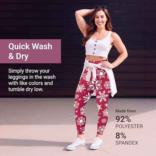 Image of SATINA High Waisted Leggings for Women - Comfortable and Stretchy in Versatile Sizes and Colors
