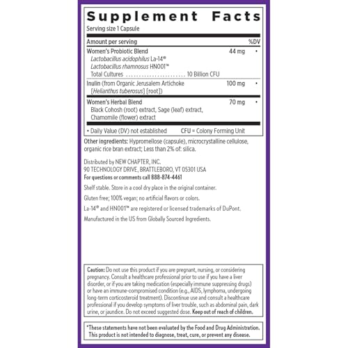 New Chapter All-Flora Probiotic Menopause Balance, 30 Count - image 6