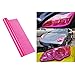 LZLRUN Extra-Wide Headlight Taillight Vinyl Tint Wrap 16 Inch x 60 Inch Roll Self Adhesive Fog Light Film Sheet Sticker Cover (Pink)