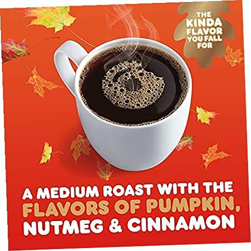 Dunkin' Donuts Coffee, Pumpkin Spice Flavored Coffee, K Cup Pods for Keurig Coffee Makers, 88 Count