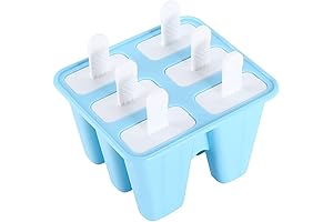 Popsicle Molds Silicone Ice Pop Mold for 6 Pieces