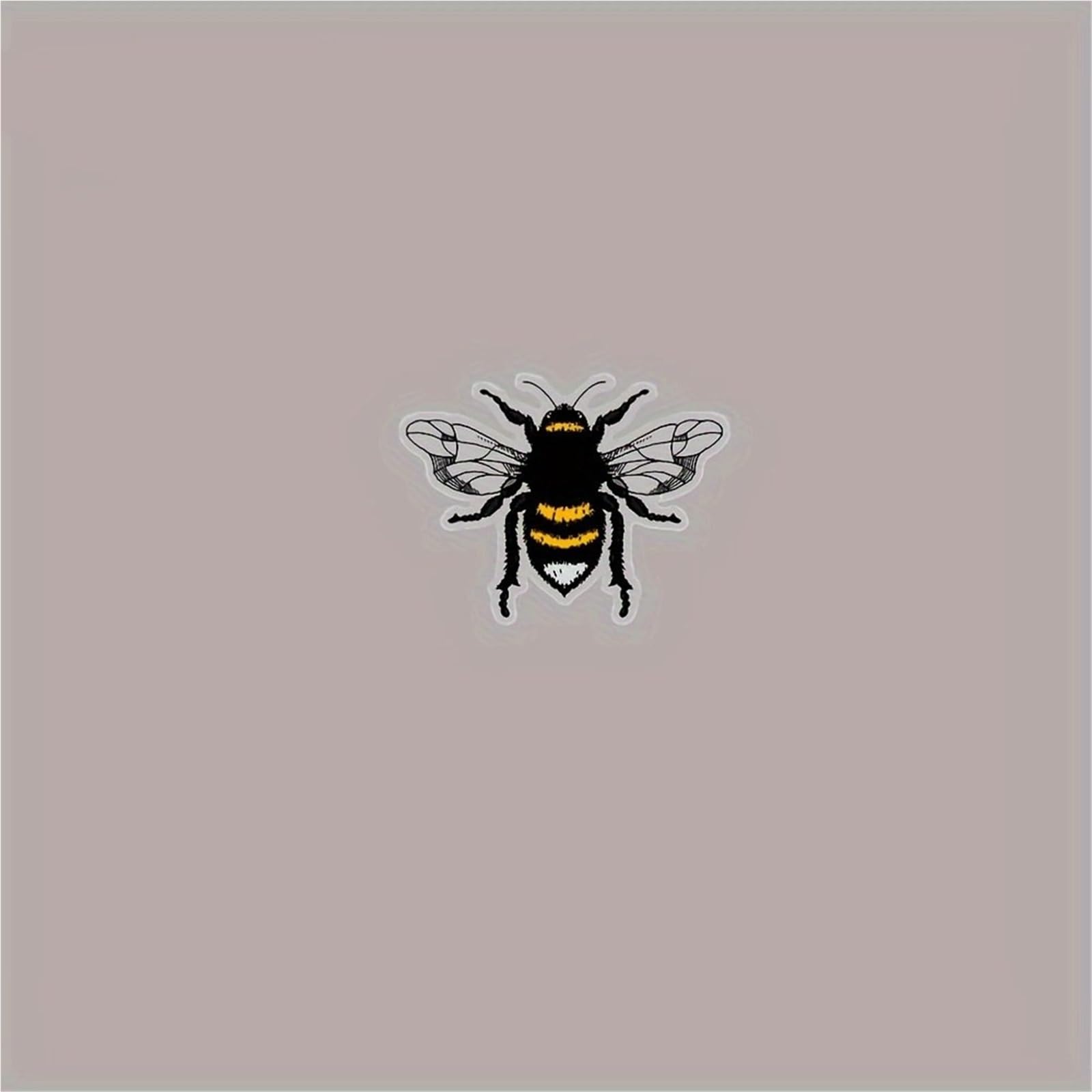 HAfgDJ 4Pcs Cute Bee Stickers, Waterproof Dishwasher Safe Decals for Motorcycle Car Exteriors, Water Bottles Electronics