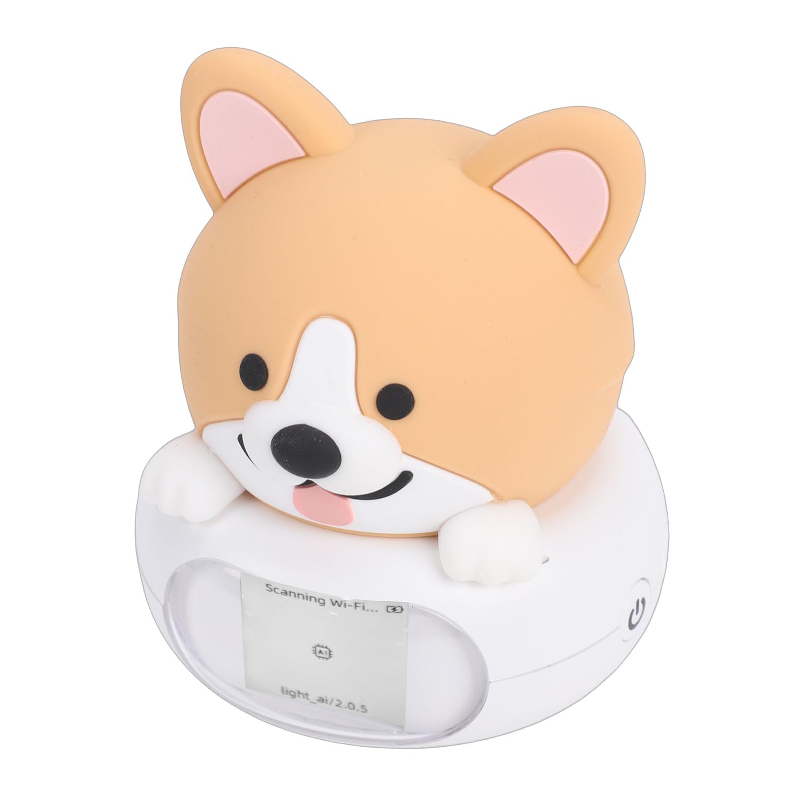 Robot de Escritorio Portátil con IA | Compañero de Chat Inteligente con Luz Nocturna, Comandos de Voz, Modo Seguro para Niños, LED Silencioso, Asistente de Hogar Inteligente WiFi para (Perro)