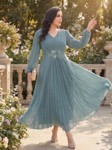 Image of TOLEEN Women's Plus Size Sequin Dress Luxurious Style Formal Cocktail Evening Party Maxi Dresses